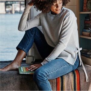 Marine Layer Nora Side Tie Sweatshirt